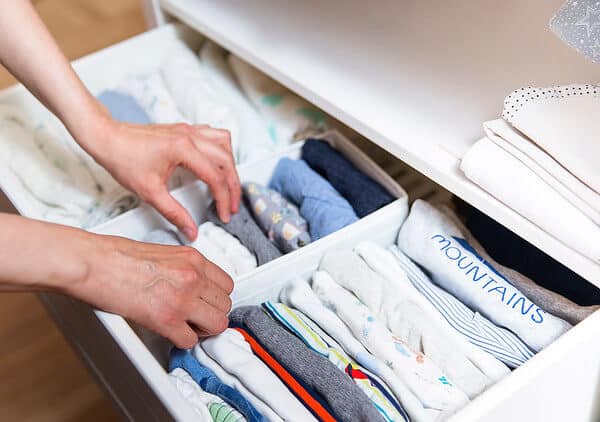 Easily Organize Baby Clothing With These 5 Simple Tips - Harmony Home Organizing