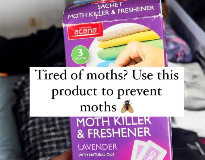 Are there moths in your closet?