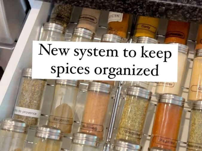 How to keep spices organized?