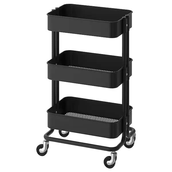 raskog utility cart black IKEA