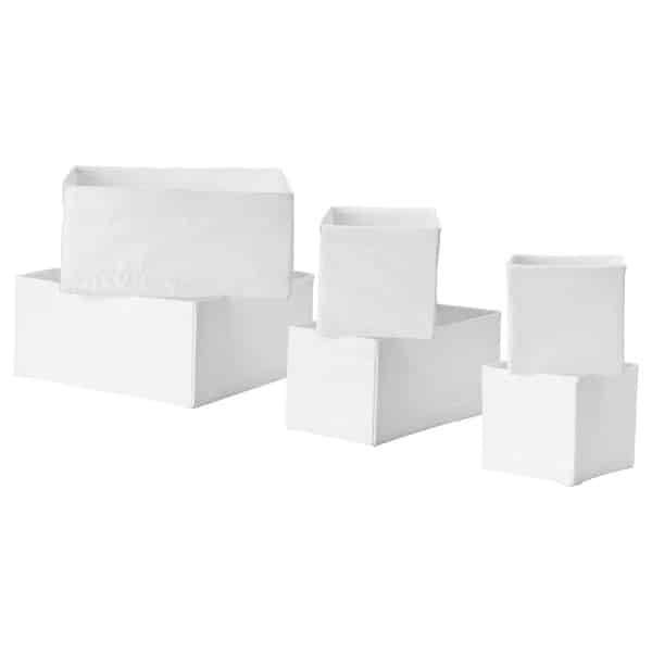 skubb box set of 6 white IKEA