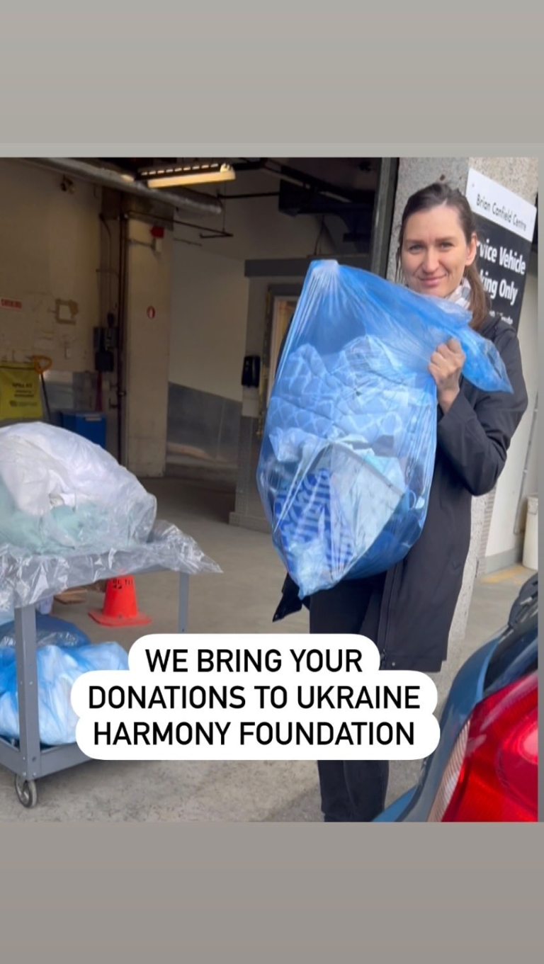 Donation to Ukrainian charity