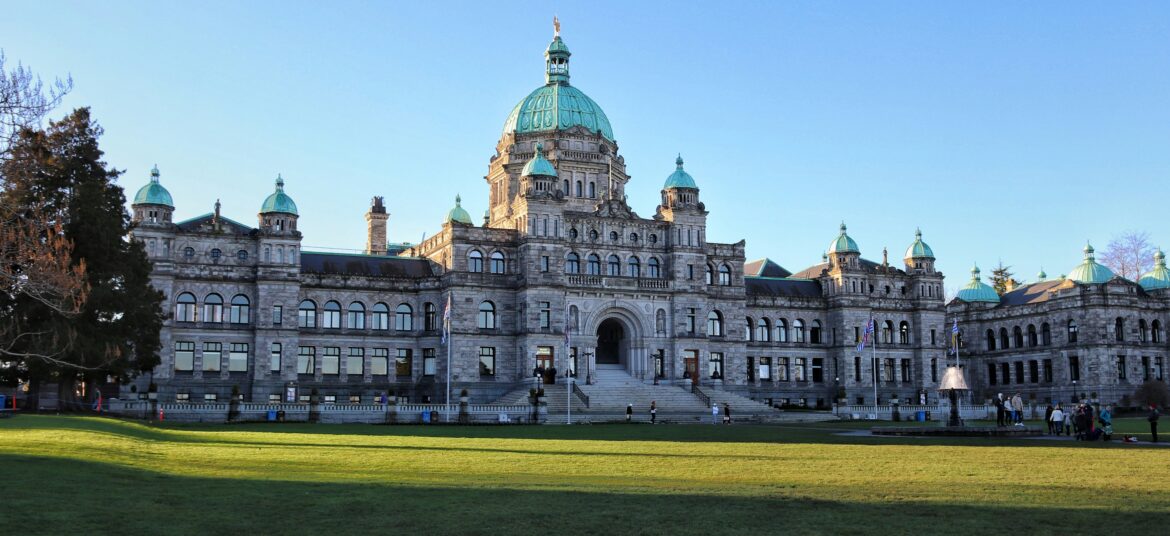 Photo of the Parlement in Victoria, BC, Canada